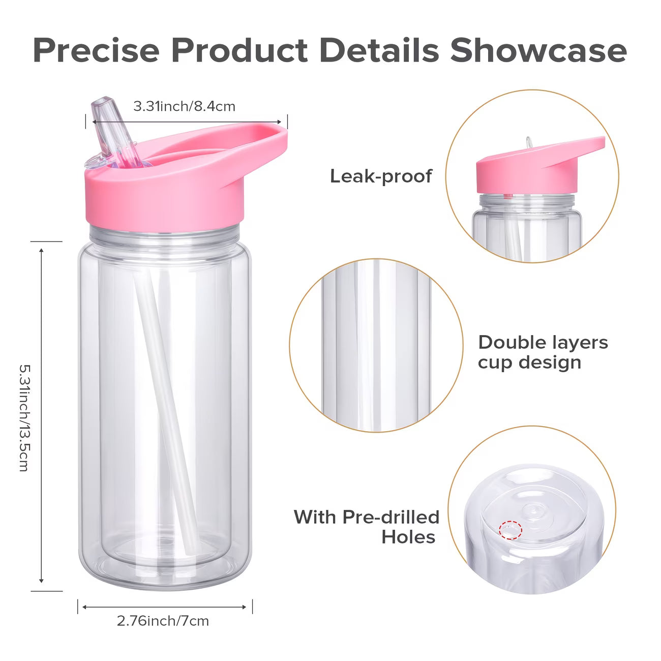Snowglobe Tumbler – 10oz Kids Size